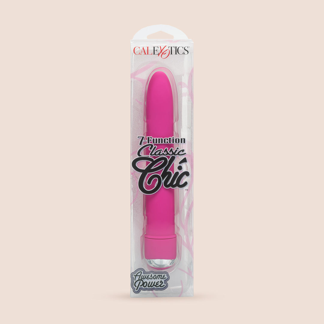 CalExotics 7-Function Classic Chic® Standard | battery operated & velvety finish