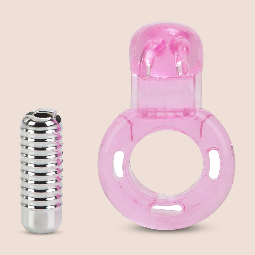 CalExotics Basic Essentials® Bunny Enhancer™ | vibrating penis ring