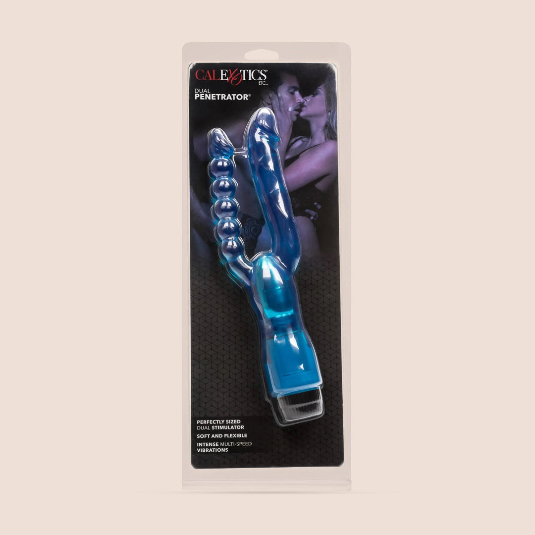 CalExotics Dual Penetrator Vibrator | dual beads & dildo