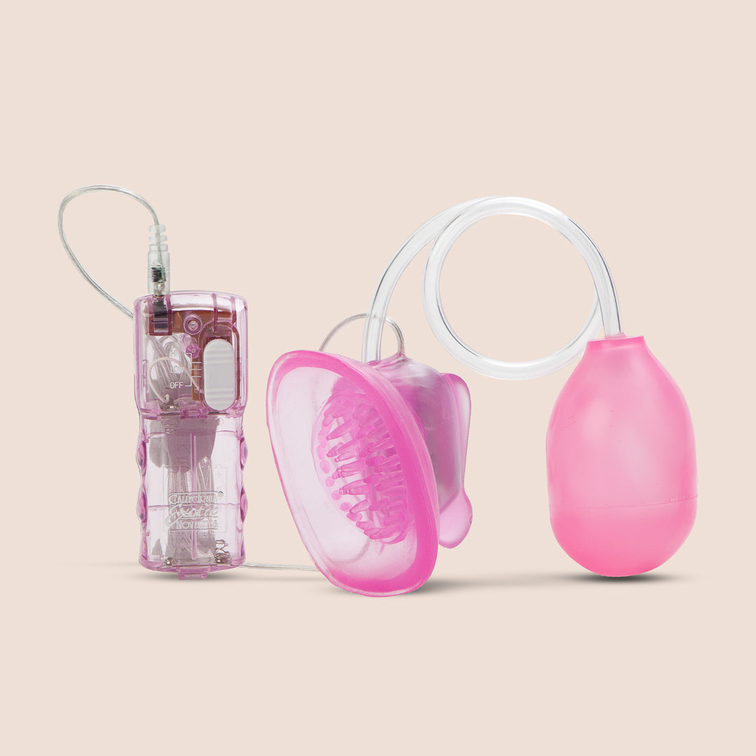 CalExotics Intimate Pump™ Vibro P—ssy Sucker™ | clitoral pump