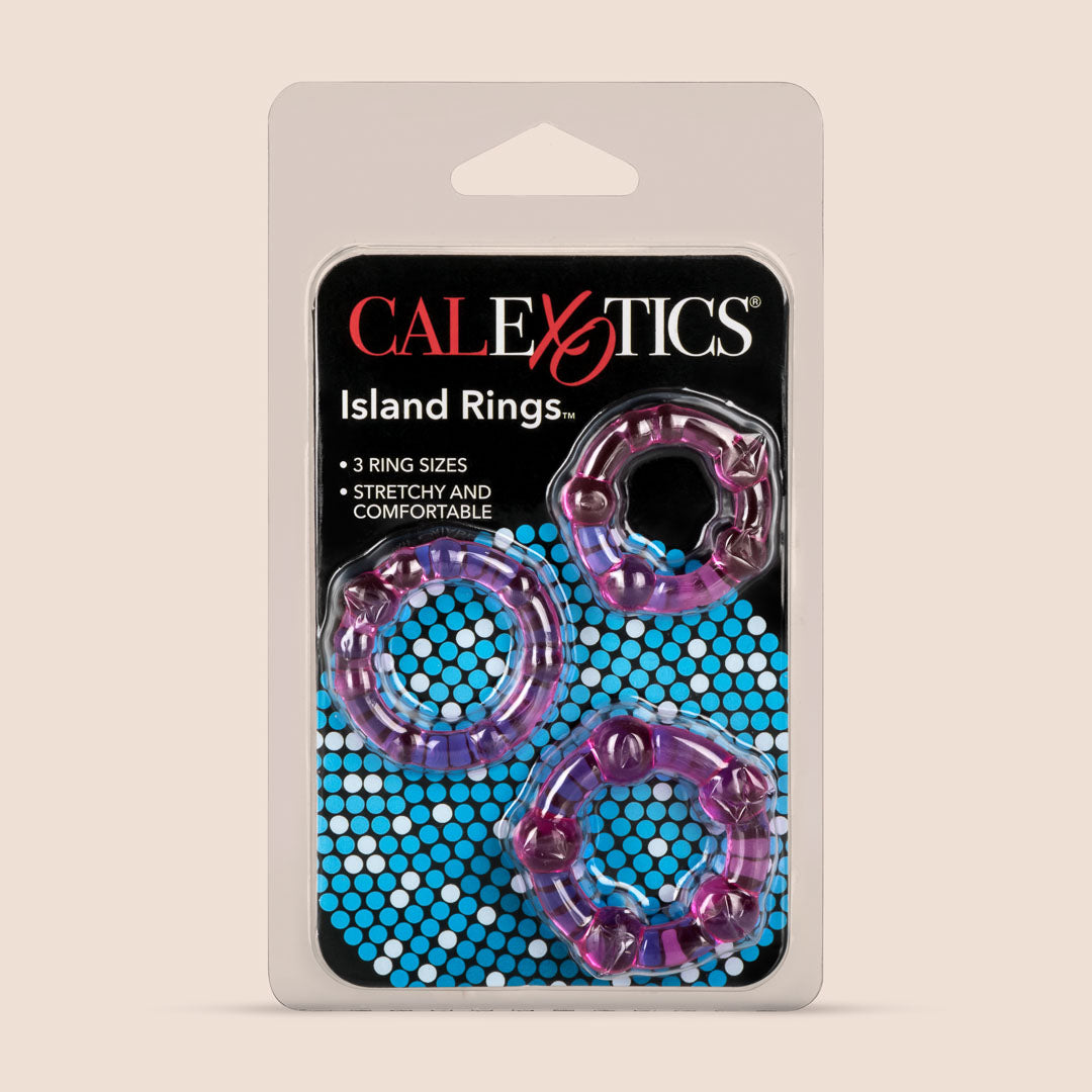 CalExotics Silicone Island | penis ring set
