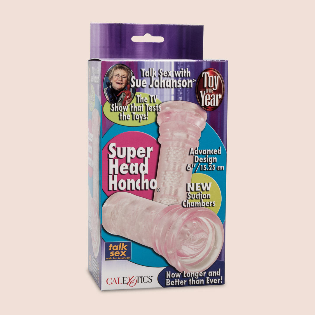 CalExotics Sue Johanson® Super Head Honcho® | stretchy masturbator