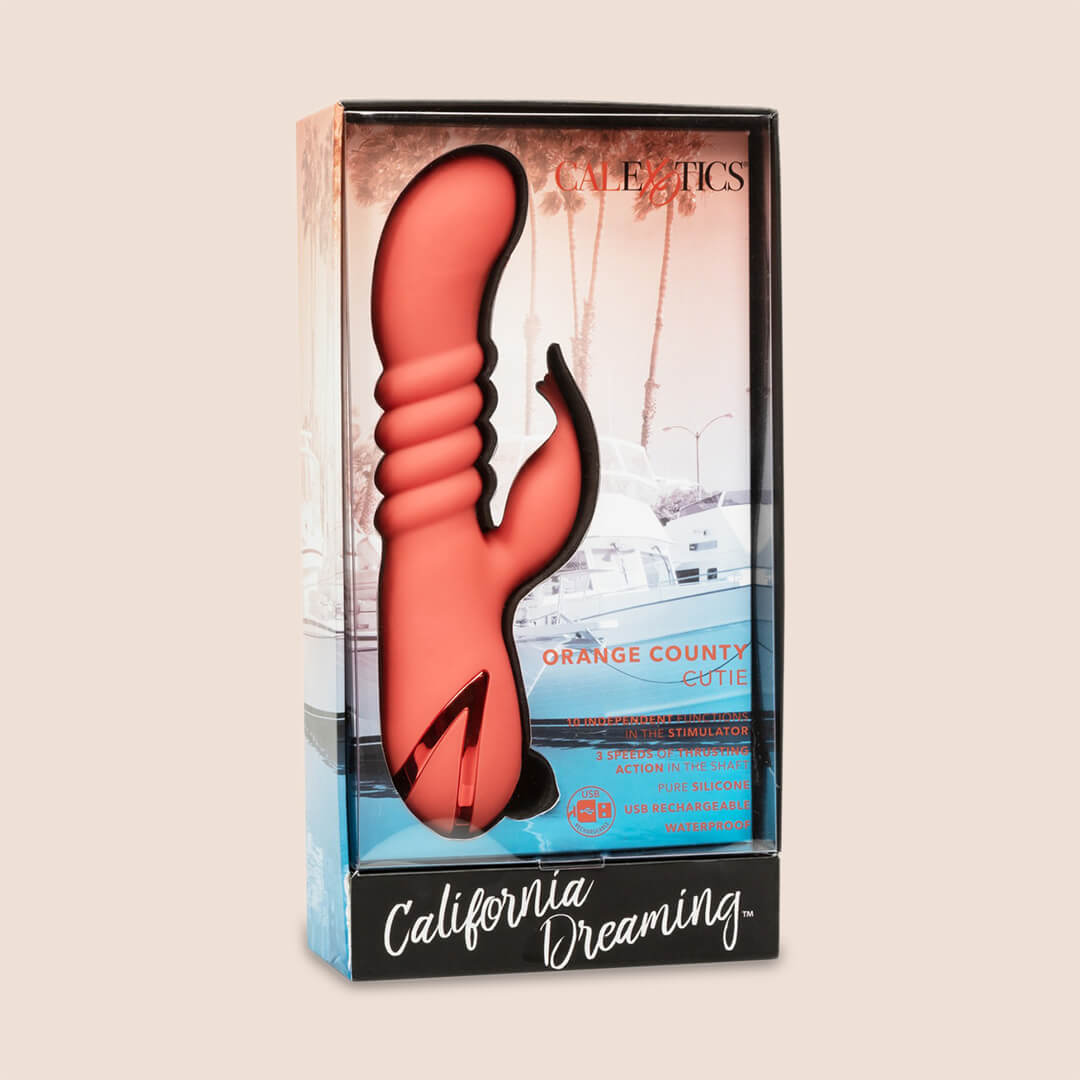 California Dreaming® Orange County Cutie | silicone vibrating & thrusting