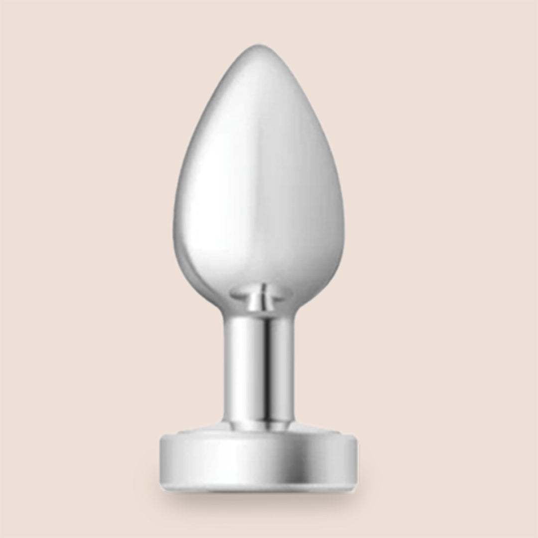 Cheeky Charms Silver Light Up Plug | lightweight metal booty jewelry