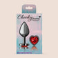 Cheeky Charms Gunmetal Heart Plug | lightweight metal booty jewelry