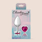 Cheeky Charms Silver Heart Plug | lightweight metal booty jewelry
