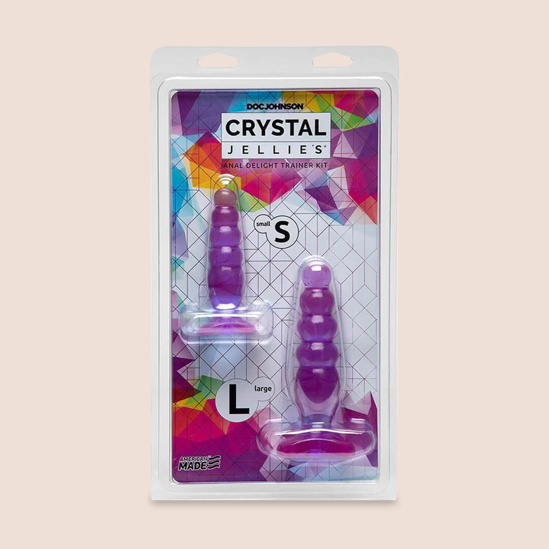 Crystal Jellies® Anal Delight Trainer Kit | plug set