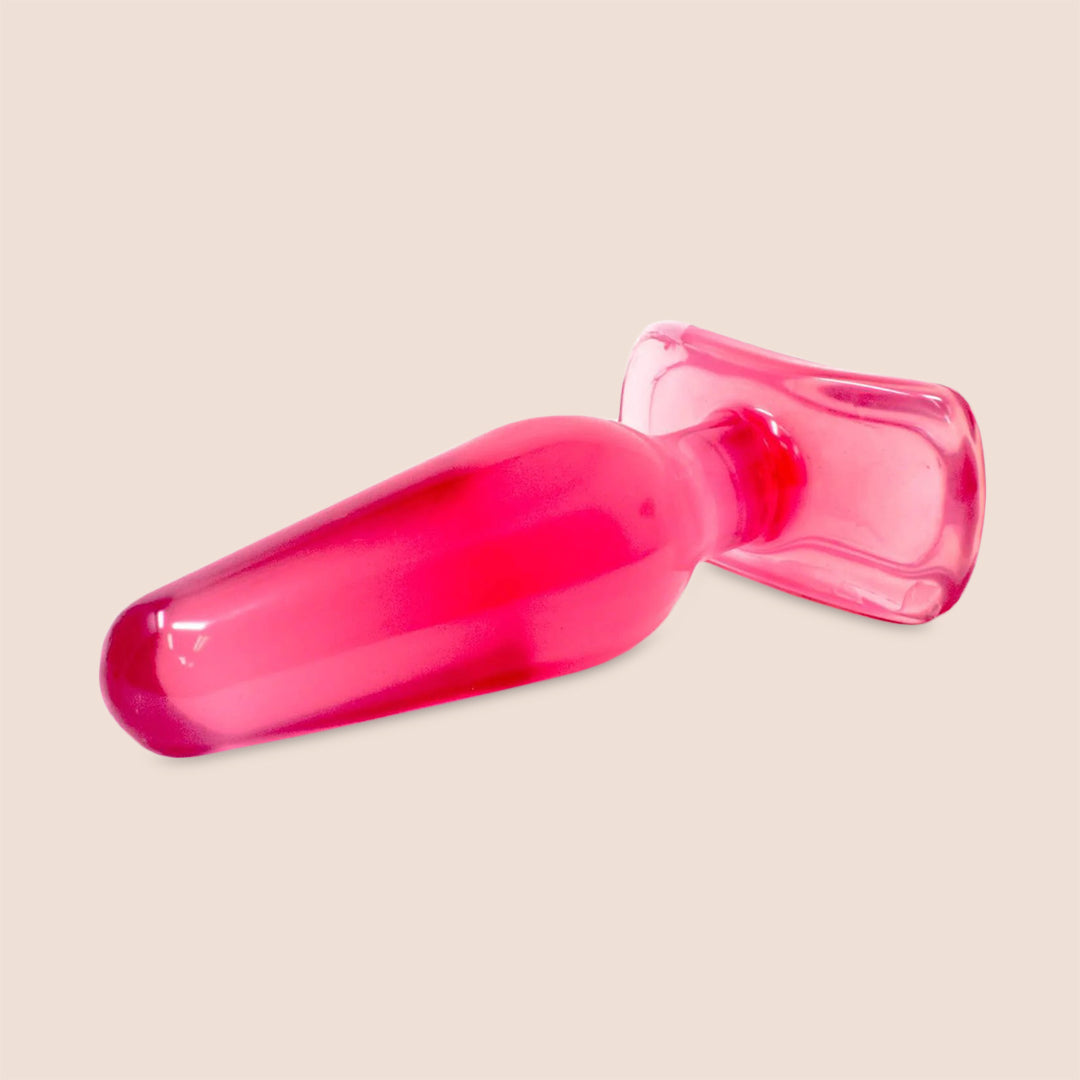 Crystal Jellies® Medium Butt Plug | 5" flexible anal plug