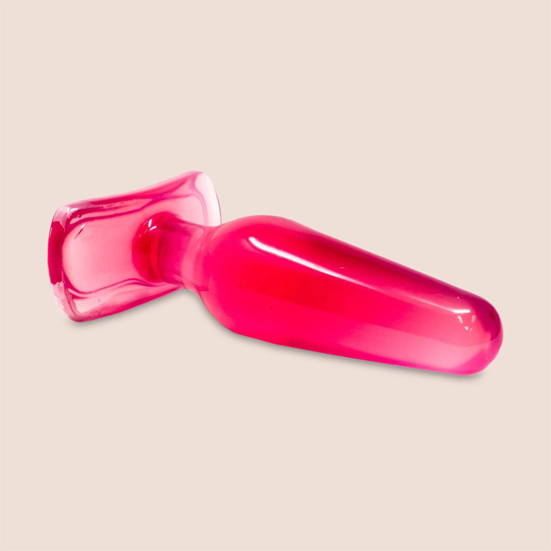 Crystal Jellies® Medium Butt Plug | 5" flexible anal plug