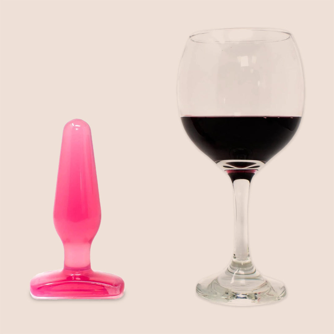 Crystal Jellies® Medium Butt Plug | 5" flexible anal plug