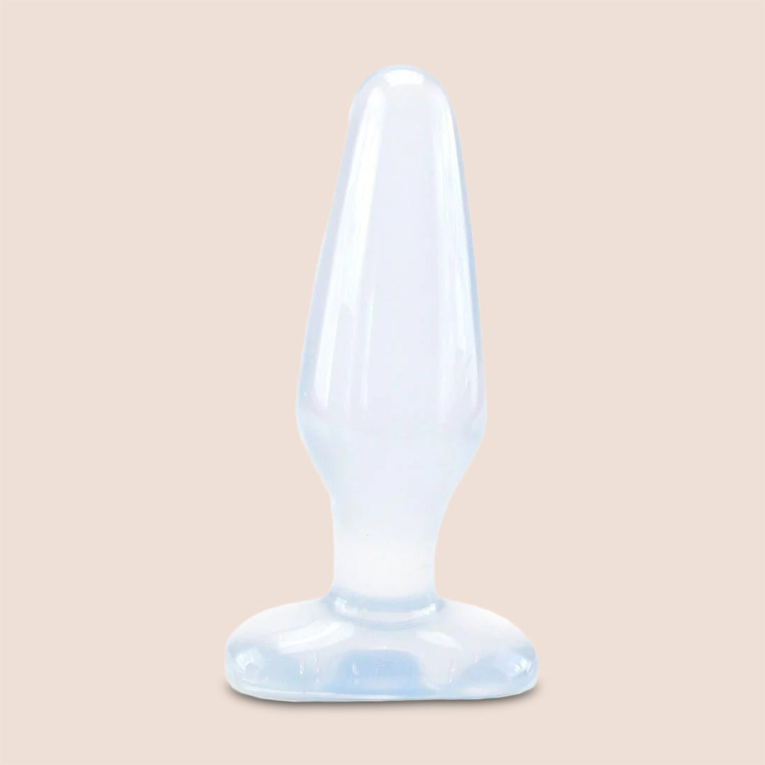 Crystal Jellies® Medium Butt Plug | 5" flexible anal plug