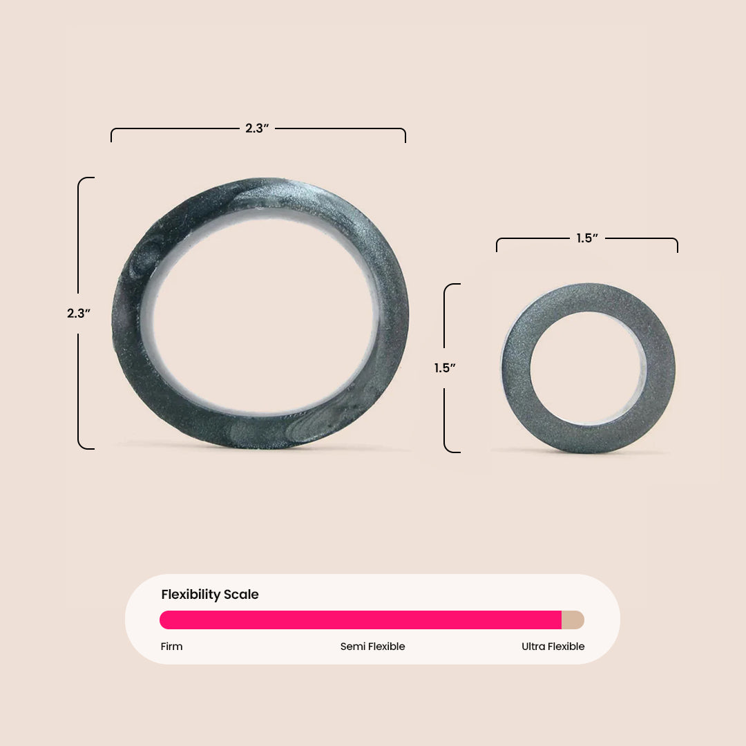 Platinum The C-Rings | set of 2 silicone penis rings