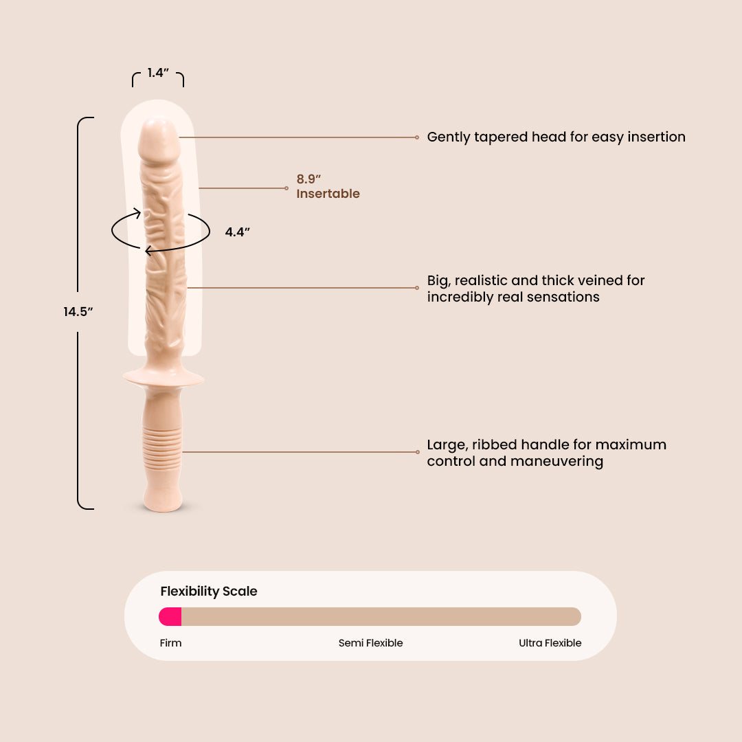 The Manhandler | 10" realistic dildo