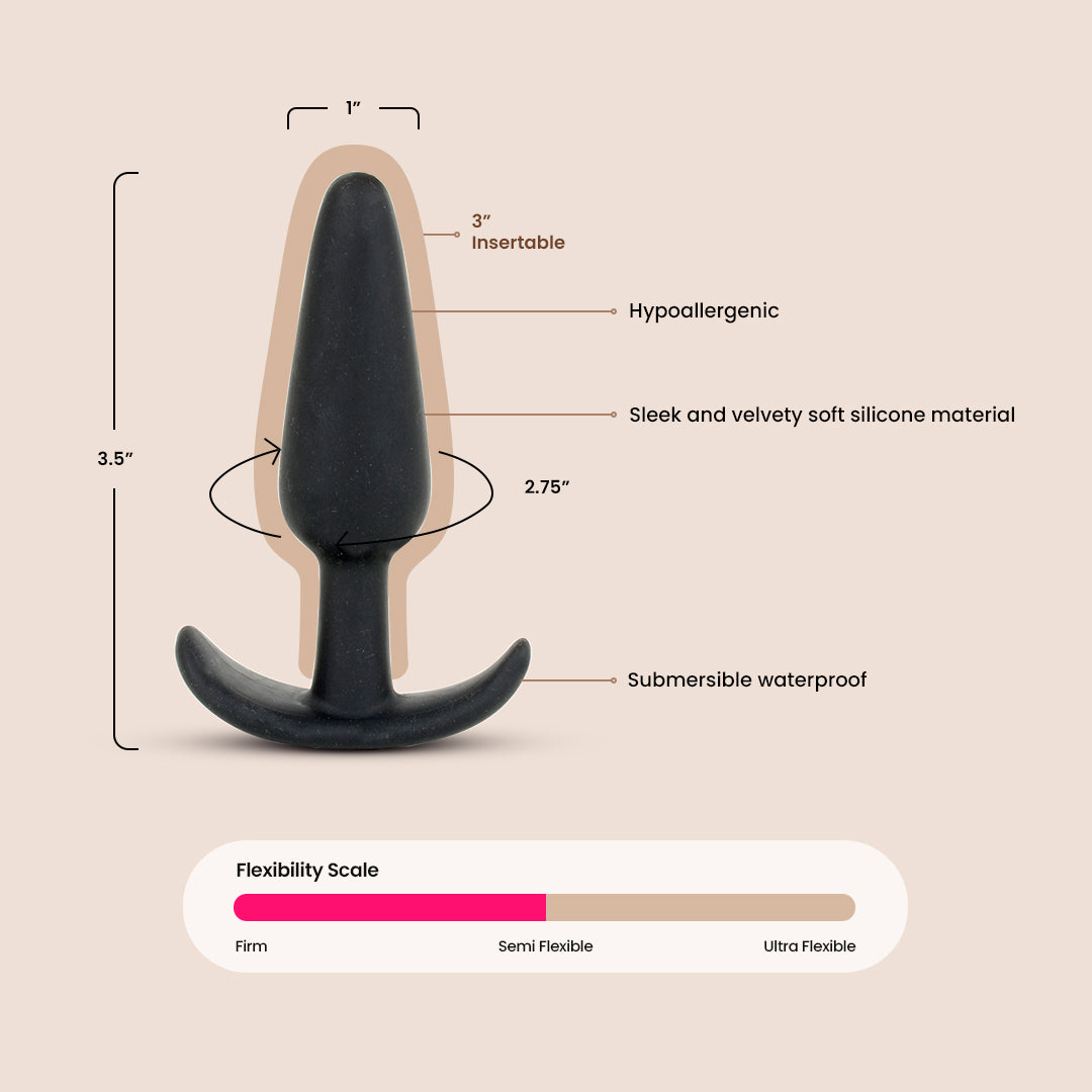 Mood Naughty | 3" silicone butt plug