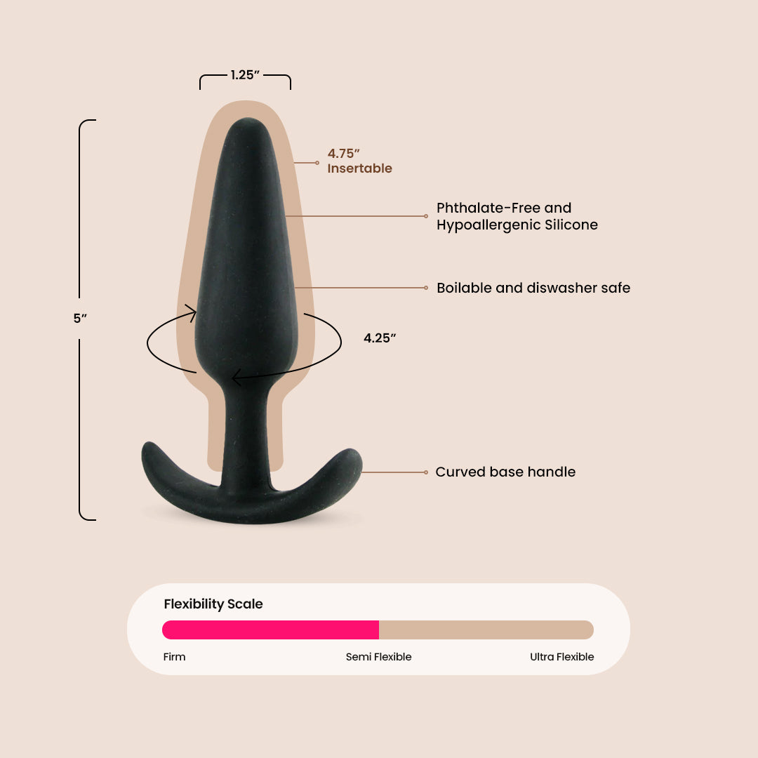 Mood Naughty | 4.5" silicone butt plug