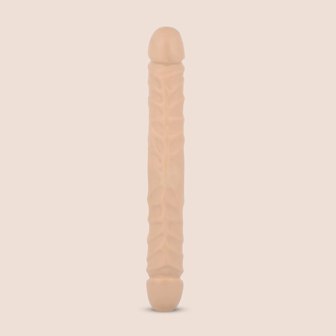 Doc Johnson Jr. Veined Double Header - 12" - Bender | bendable dildo