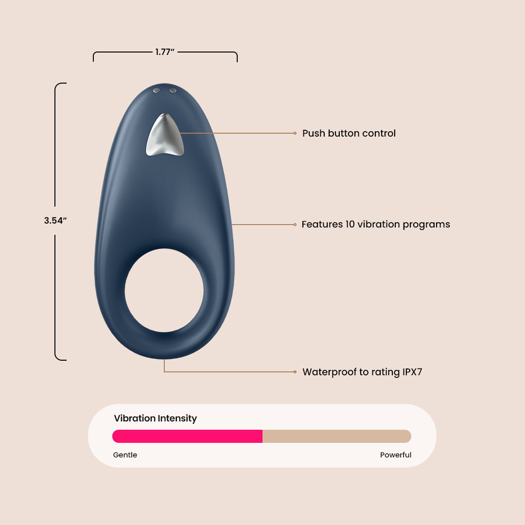 Satisfyer Powerful One | vibrating app controllable penis ring