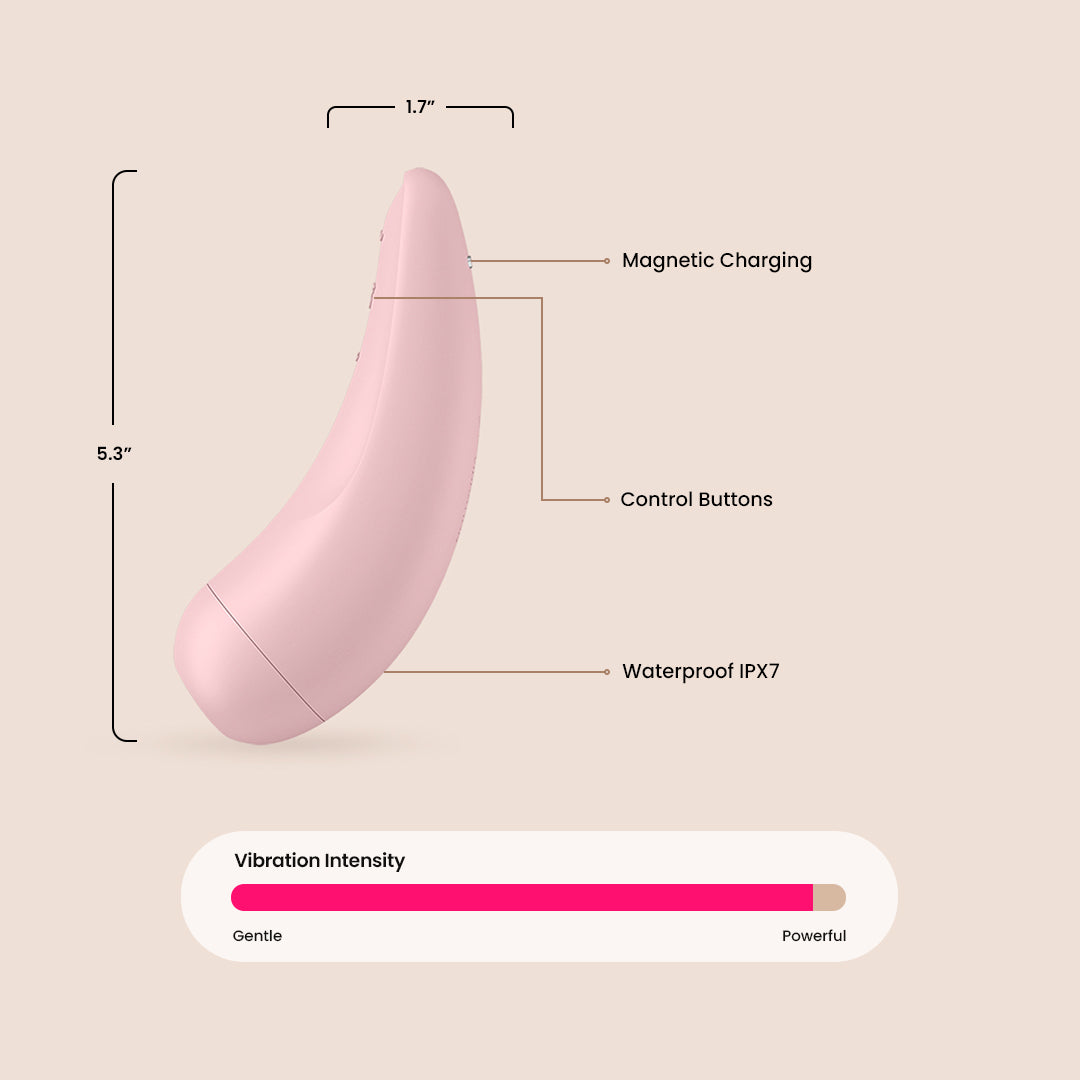 Satisfyer Curvy 2+ | air-pulse stimulation & vibrations