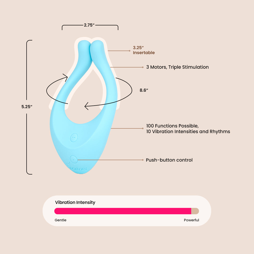 Satisfyer Endless Love | two vibrating silicone arms