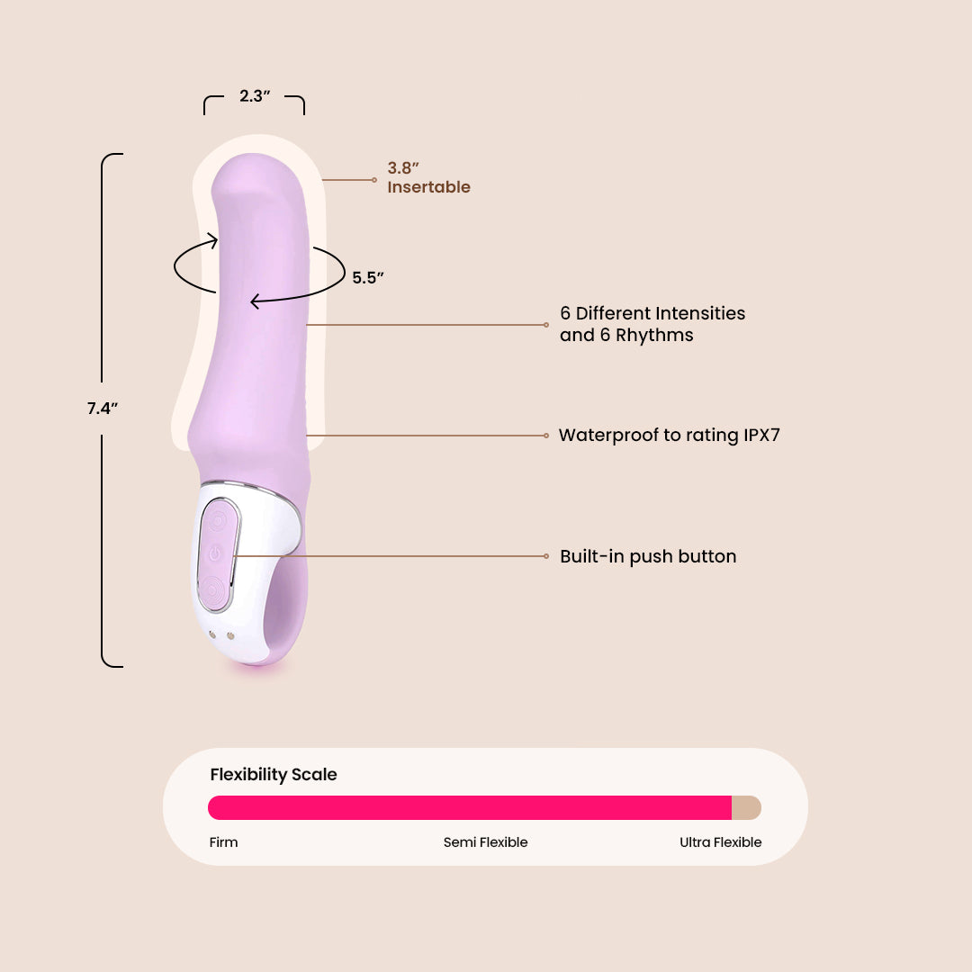 Satisfyer Charming Smile | compact size & flexible shaft