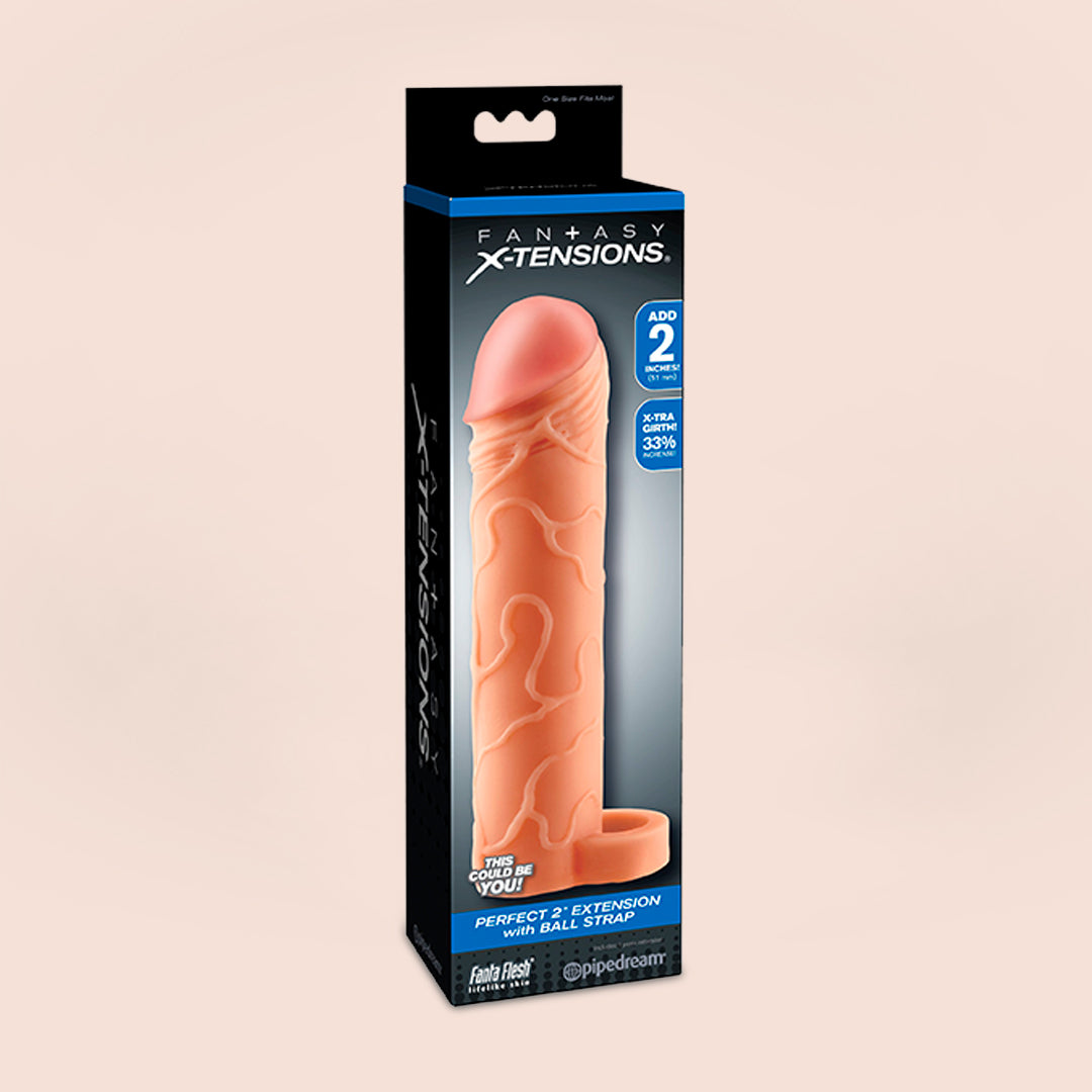 Fantasy X-tensions Perfect 2" Extension with Ball Strap | realistic feel
