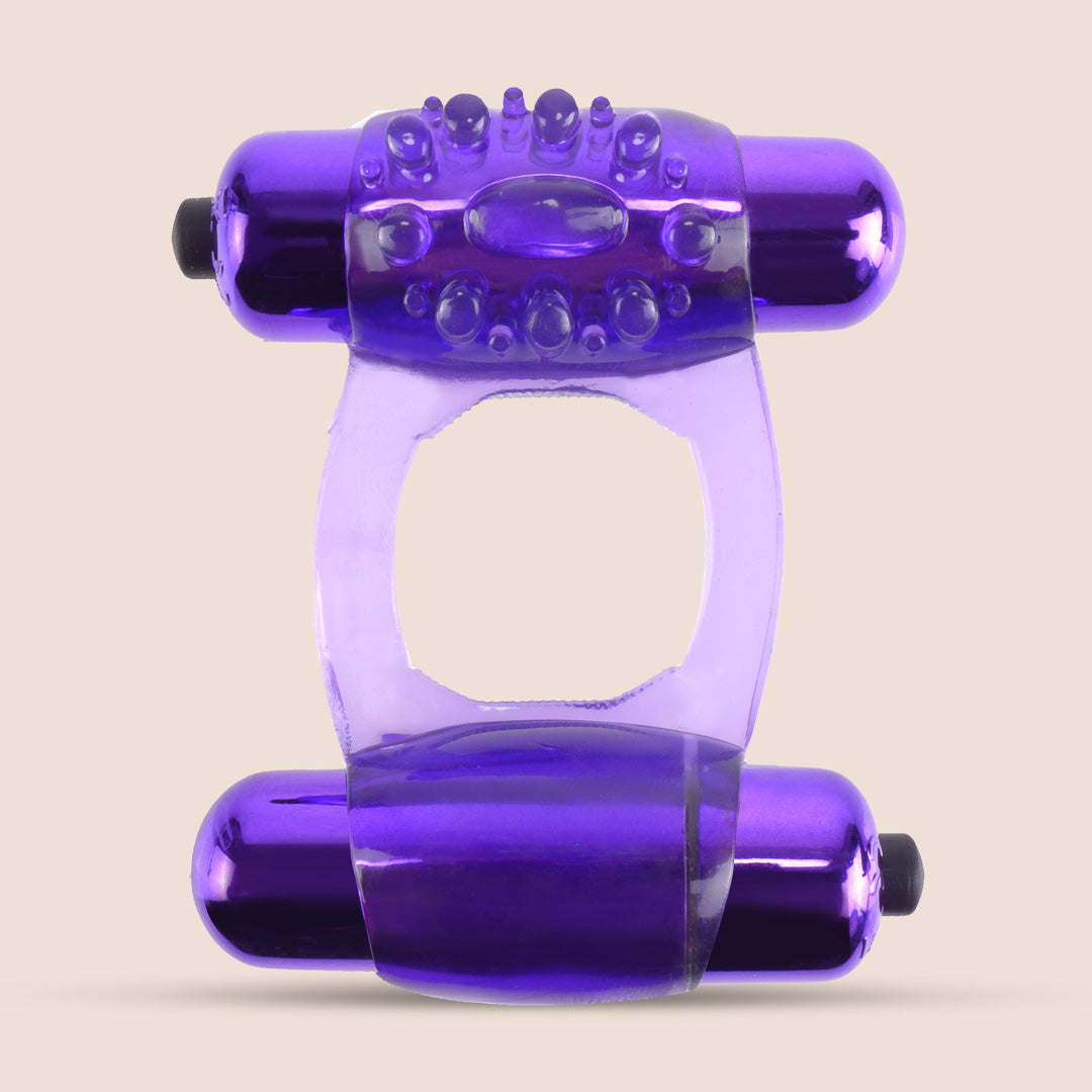 Fantasy C-Ringz Duo-Vibrating Super Ring | double bullet penis ring