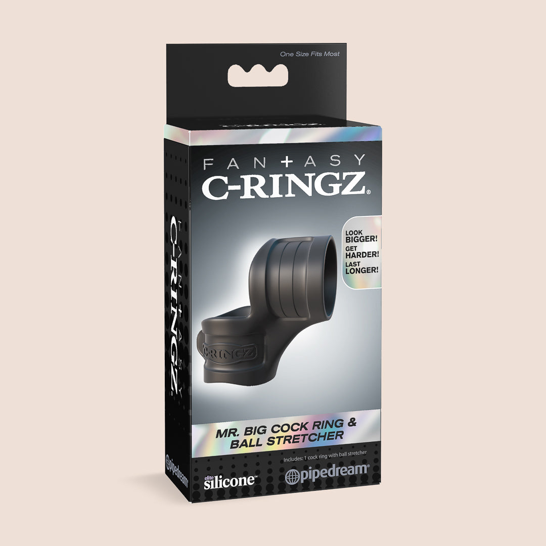Fantasy C-Ringz Mr. Big C—ck Ring and Ball Stretcher | silicone
