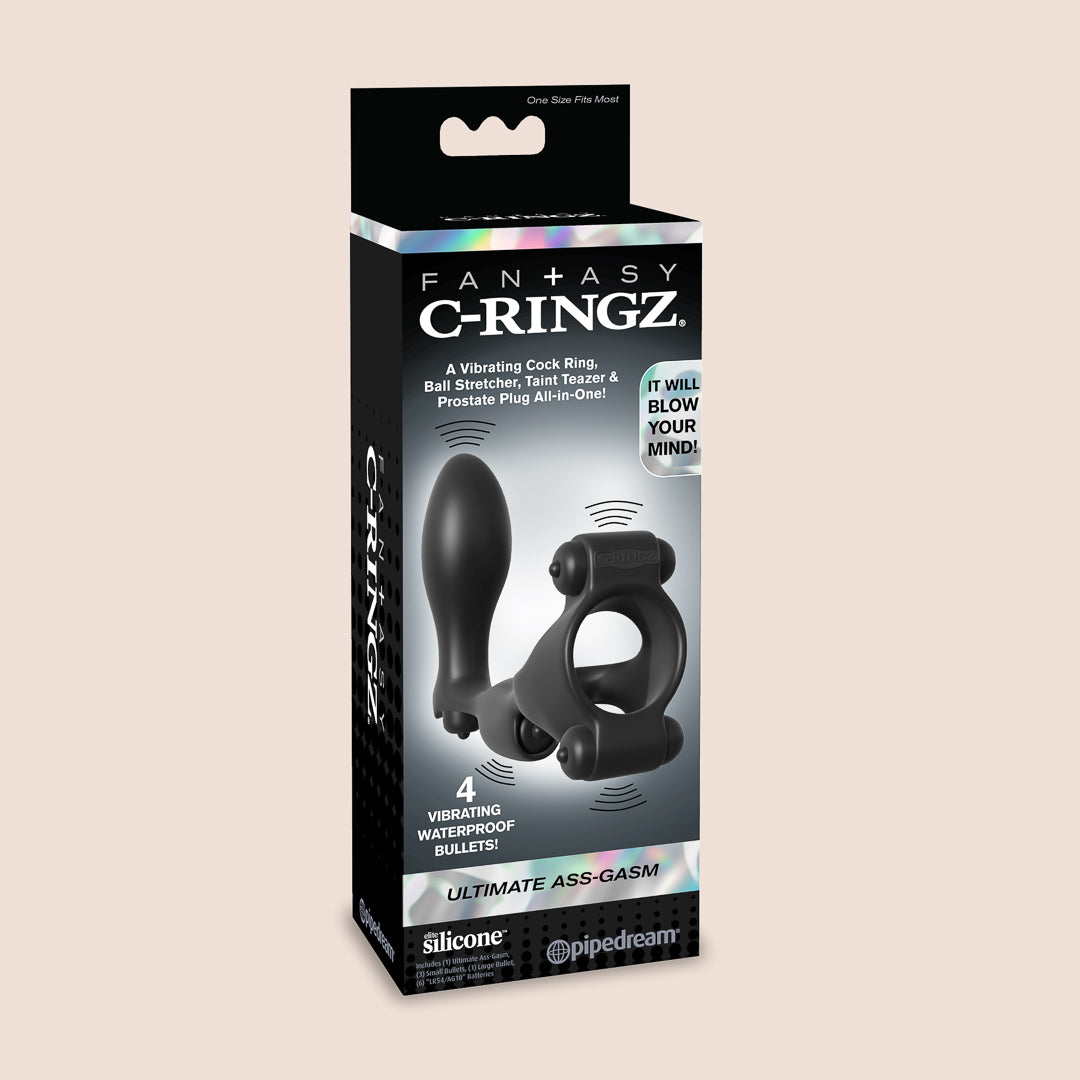Fantasy C-Ringz Ultimate Ass-Gasm | vibrating plug with vibrating c-ring