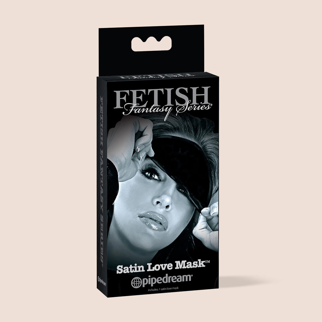 Fetish Fantasy Limited Edition Satin Love Mask | elastic fabric strap