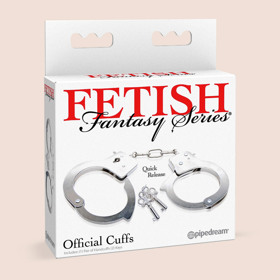 Fetish Fantasy Official Handcuffs | quick release button
