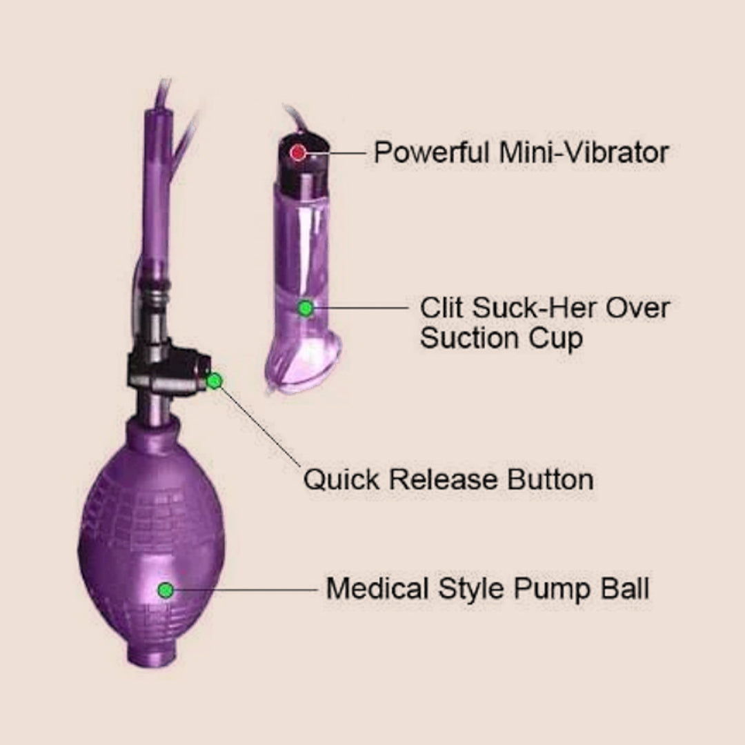 Fetish Fantasy Vibrating Clit Super Suck-Her | pump suction