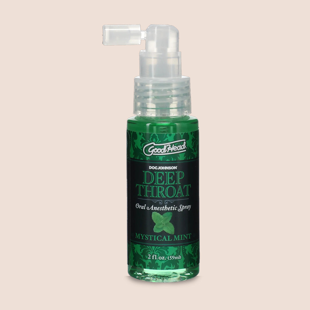 Goodhead™ Deep Throat Spray - 2 oz | flavored throat desensitizer