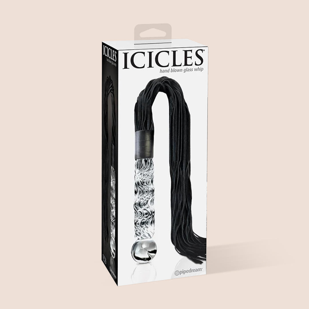 Icicles No. 38 | glass & leather