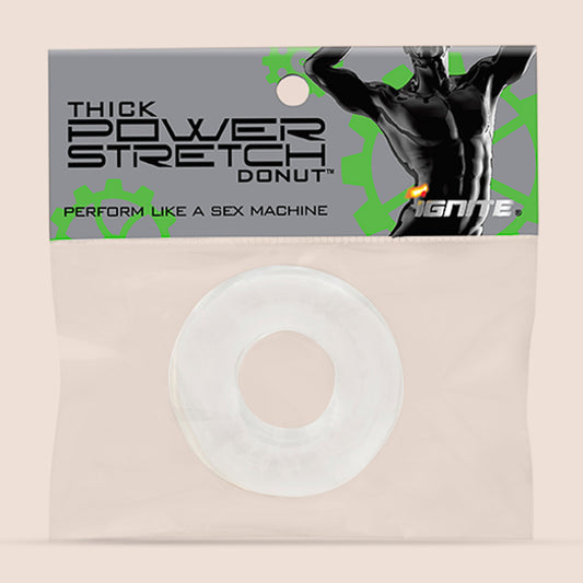 Ignite Thick Power Stretch Donuts - Black Pack Of 2