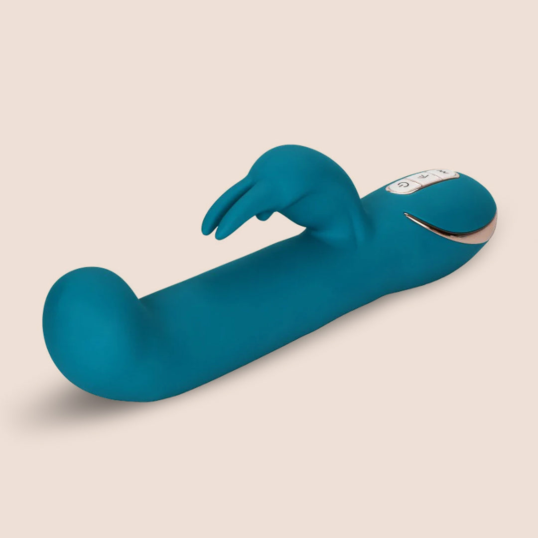 Jack Rabbit® Signature Silicone Rocking G Rabbit | silcone g-spot & clitoral vibe