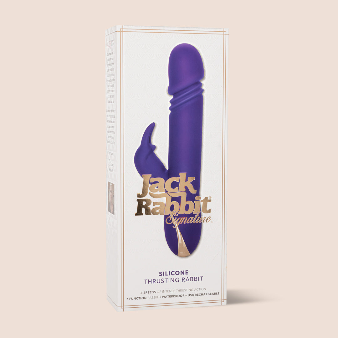 Jack Rabbit® Signature Silicone Thrusting Rabbit | silicone vibrating & thrusting