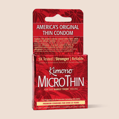 Kimono MicroThin Condoms | america's original thin condom