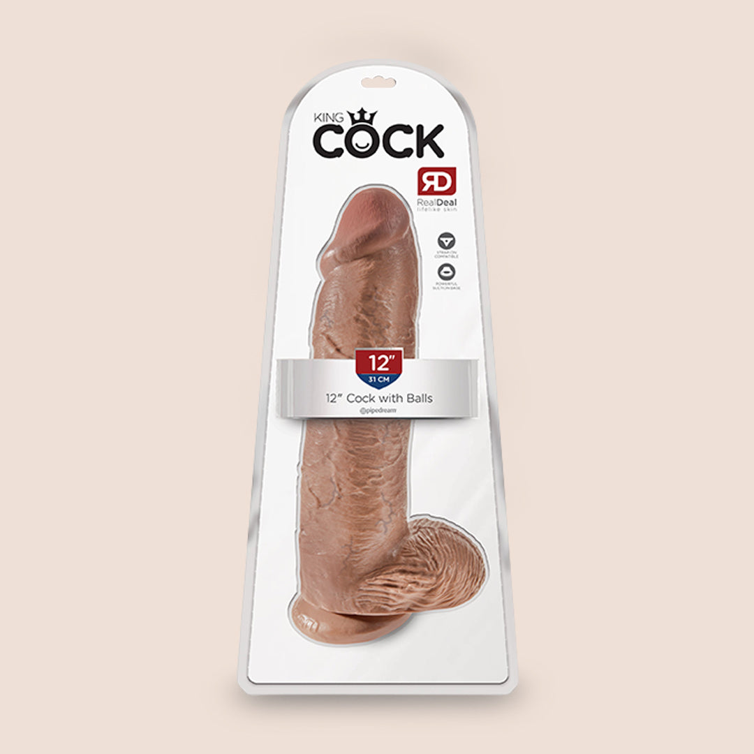 King C–ck 12" C–ck with Balls | ultra realistic dildo