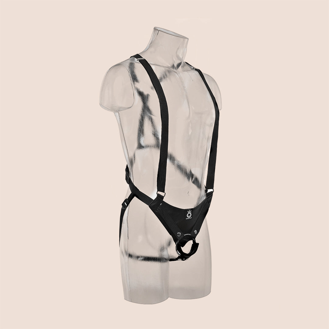 King C–ck 12" Strap-On Suspender System | comfortable elastic harness