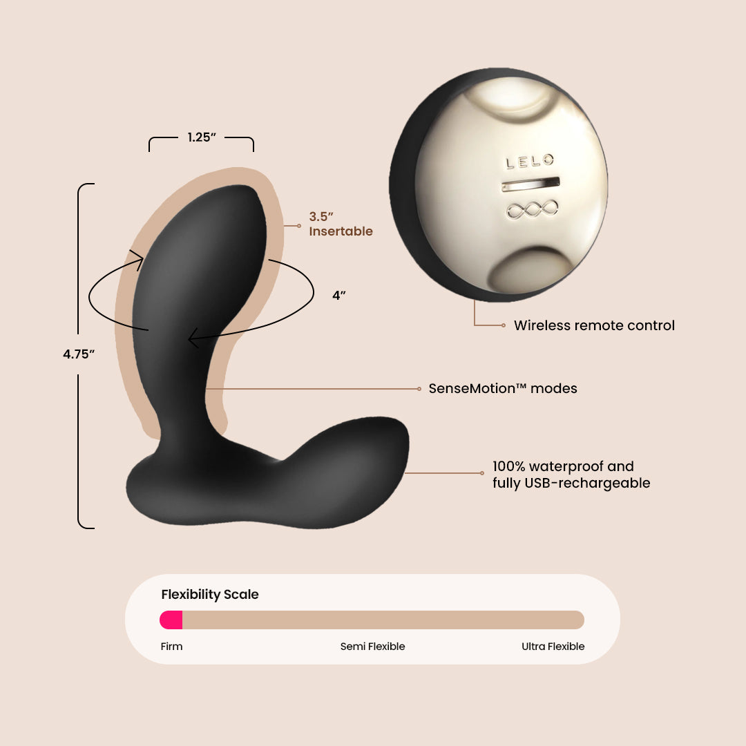 LELO HUGO | remote controlled prostate massager