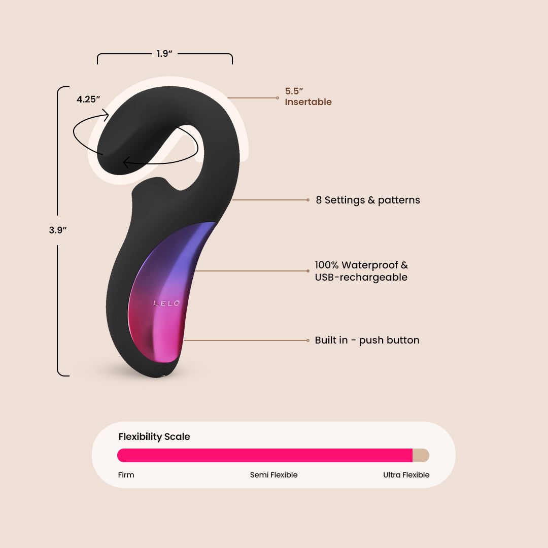 LELO Enigma™ | sensonic™ technology & vibration