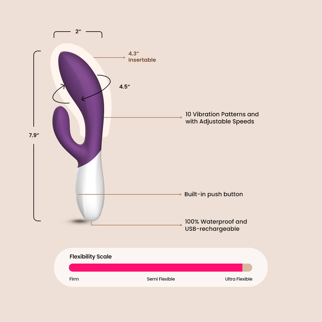 LELO INA™ Wave 2 | silicone, vibration & come-hither motion