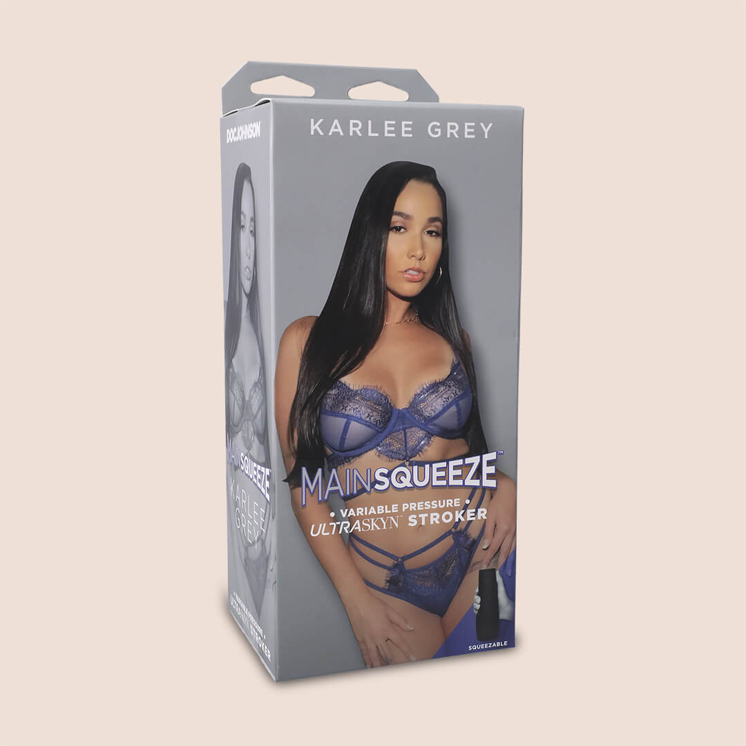 Main Squeeze™ Karlee Grey P—ssy | squeezable grip