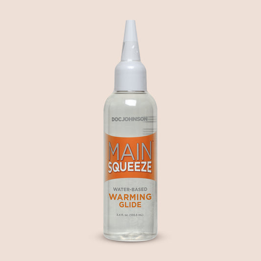 Main Squeeze Warming Water-based Lubricant - 3.4 Oz