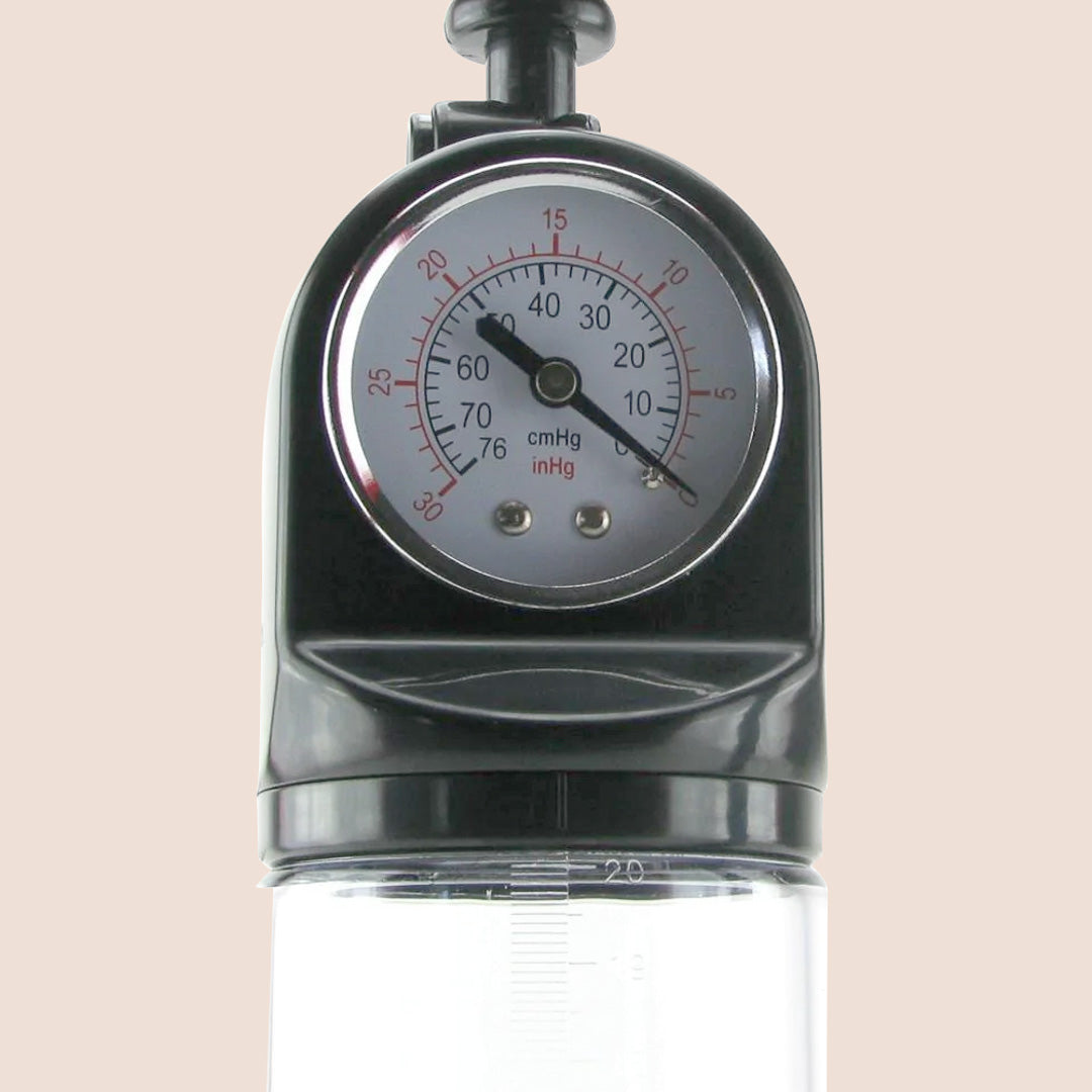 Optimum Series® Master Gauge™ Penis Pump | with easy-to-read pressure gauge