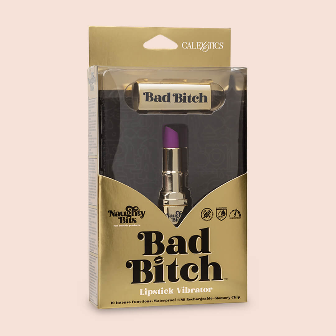 Naughty Bits™ Bad Bitch™ Lipstick Vibrator | discreet bullet