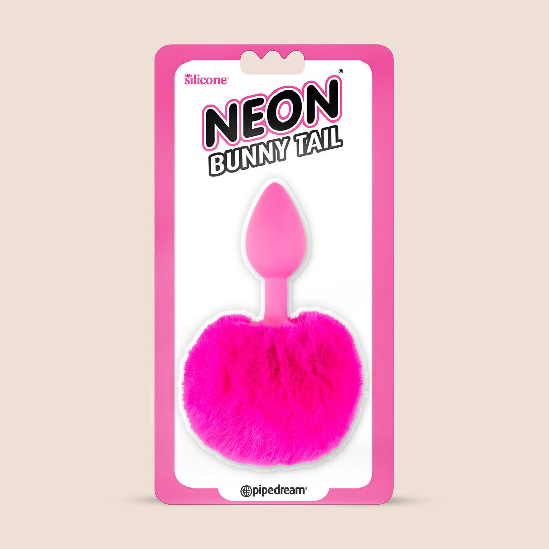 Neon Bunny Tail | pom pom plug