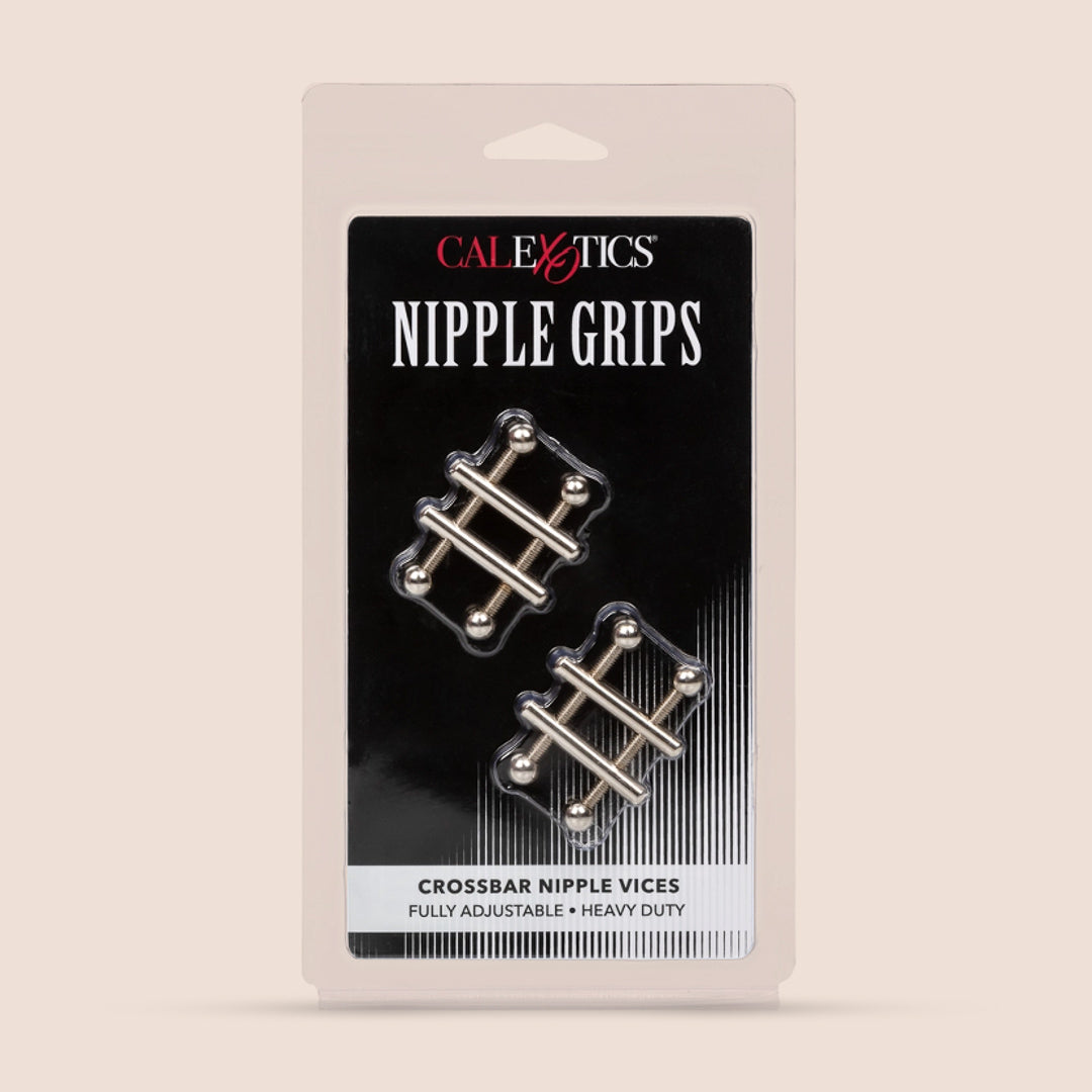 Nipple Grips Crossbar Nipple Vices | twist the twin screws