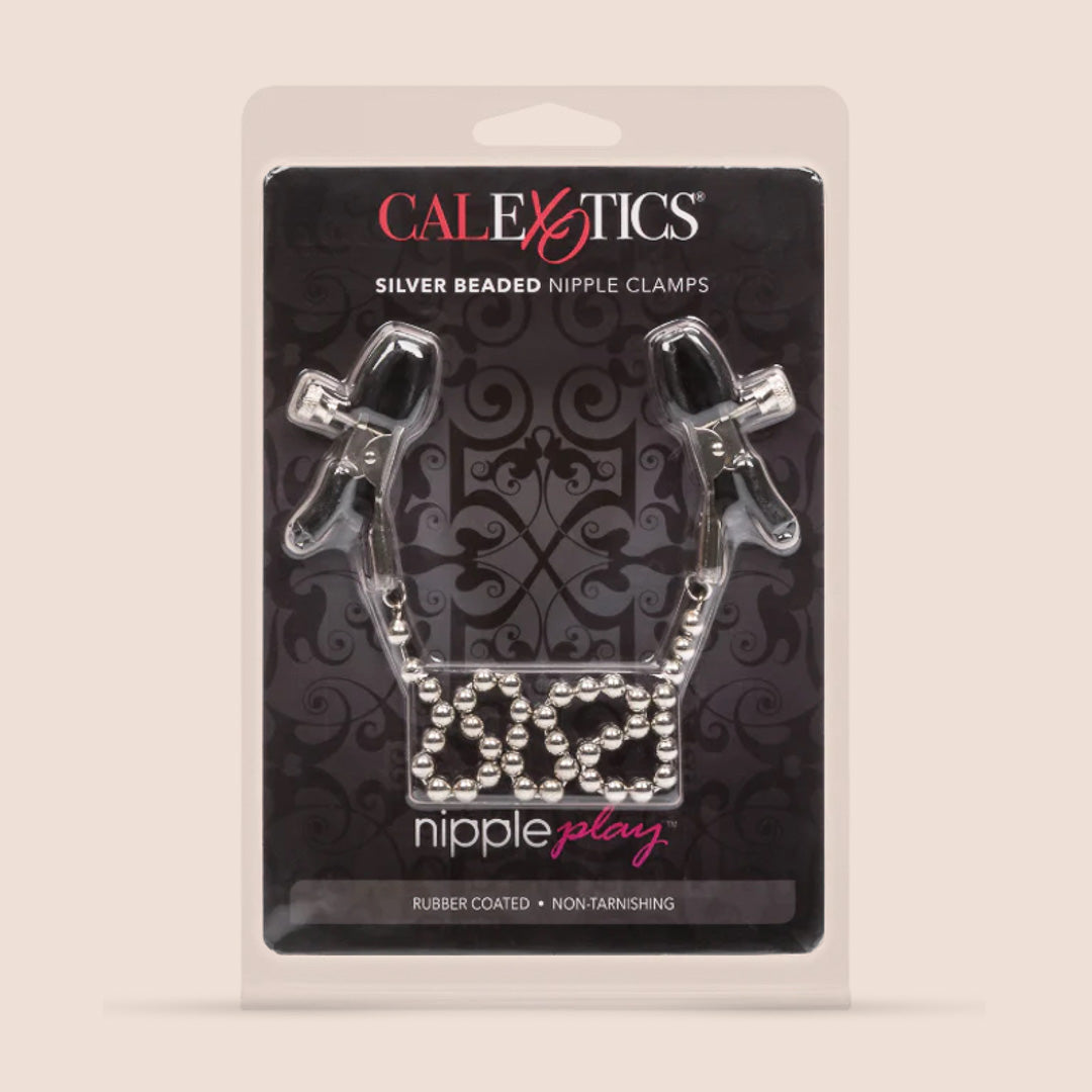 Nipple Play® Beaded Nipple Clamps | adjustable with chain