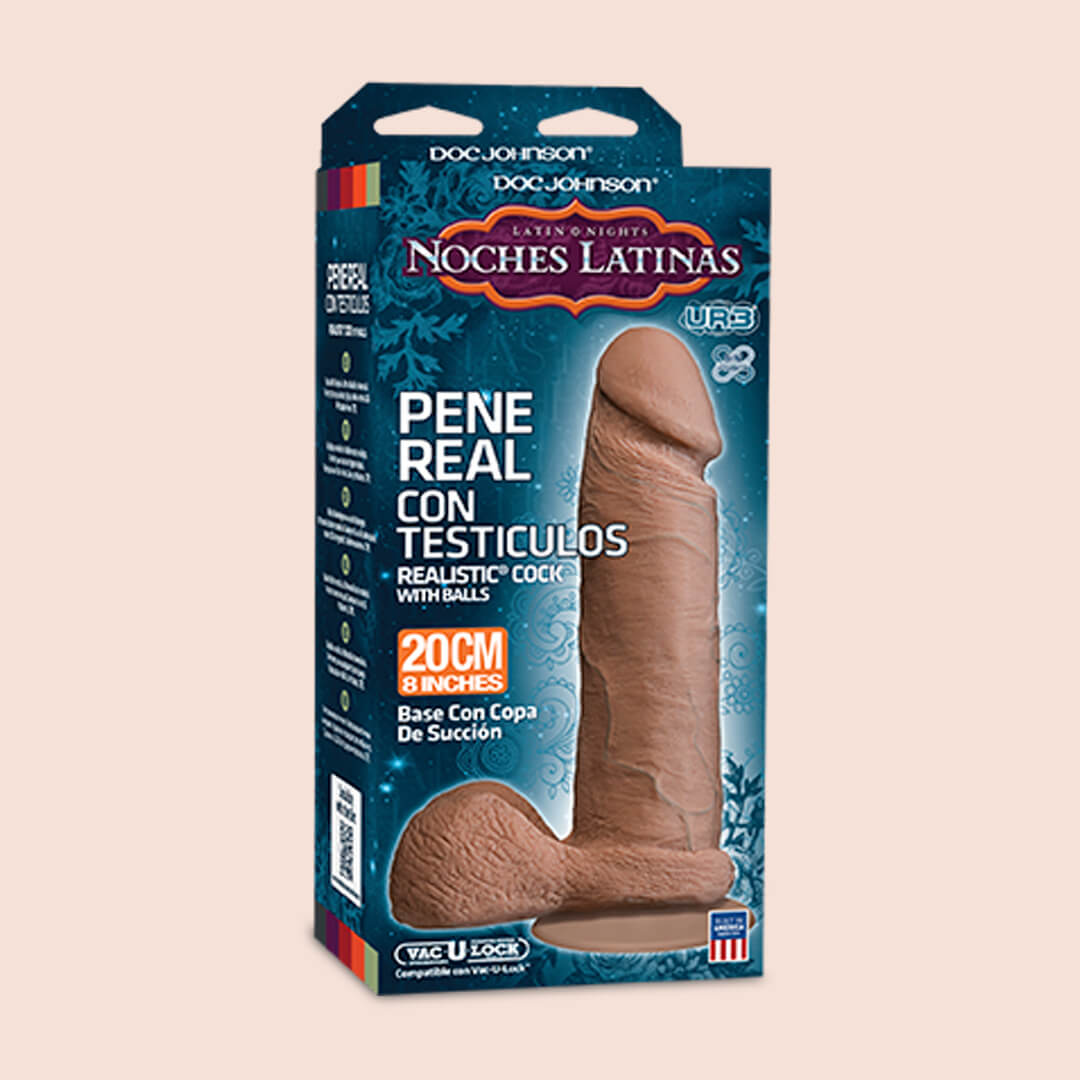 Noches Latinas | 6" ultra realistic dildo with balls